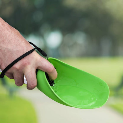 Fold-A-Bowl 26-oz. Portable Pet Water Bottle & Bowl: Black
