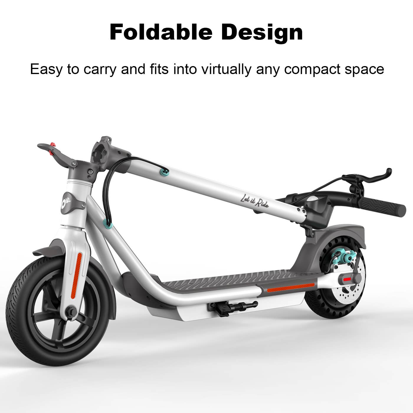Foldable Electric Scooter with App: Black