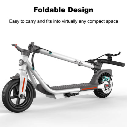 Foldable Electric Scooter with App: Black