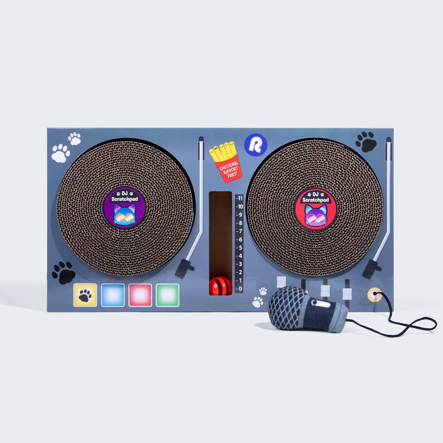 DJ Scratchpad for Cats – Interactive Cat Toy Turntable for Scratching & Play