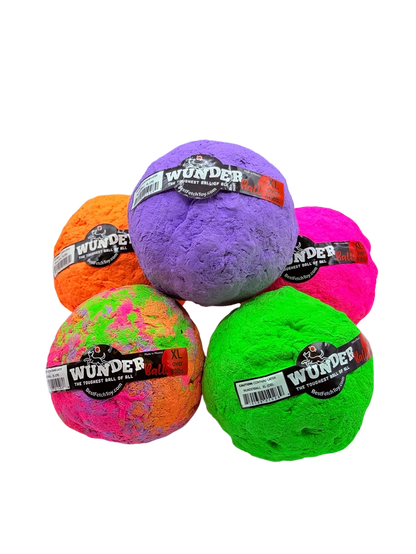 WUNDERball teeth cleaning fetch toy for large dogs and aggressive chewers