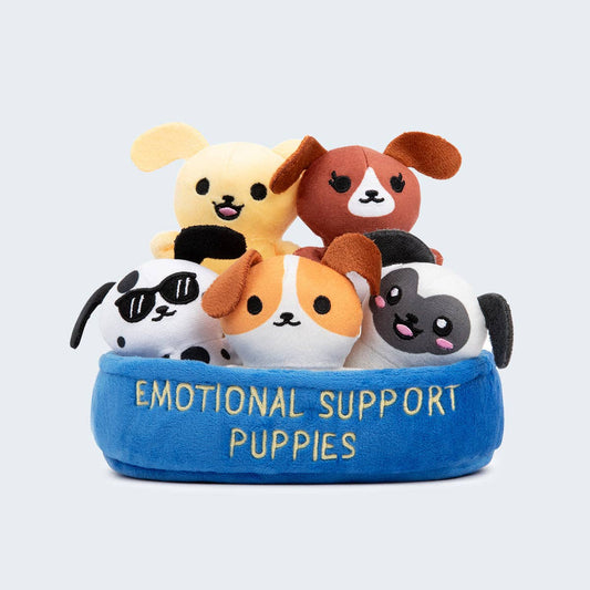 Emotional Support Puppies by Relatable – A Cuddly Plush Dog Gift Set for All Ages