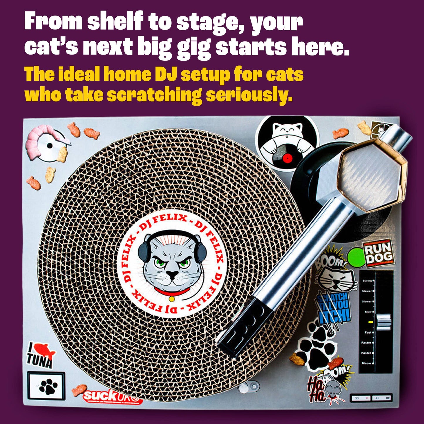 Cat Scratch DJ Decks - unleash your cat’s inner DJ