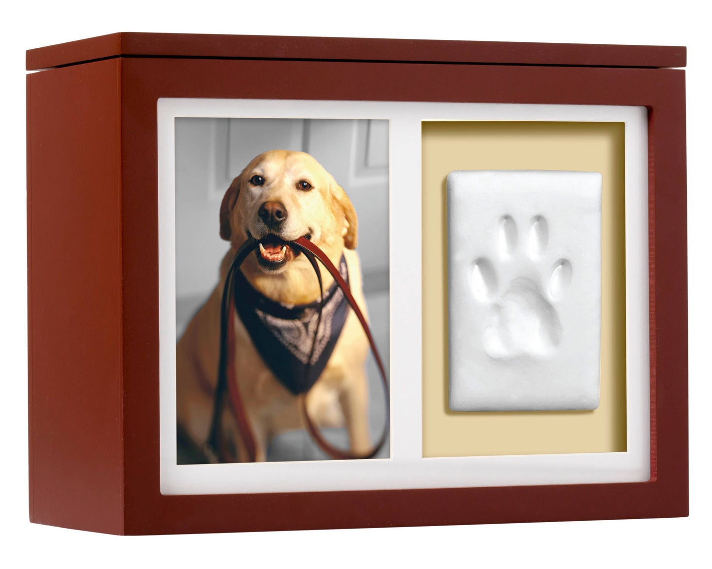 Pet Memory Box & Pawprint Impression Kit: Black